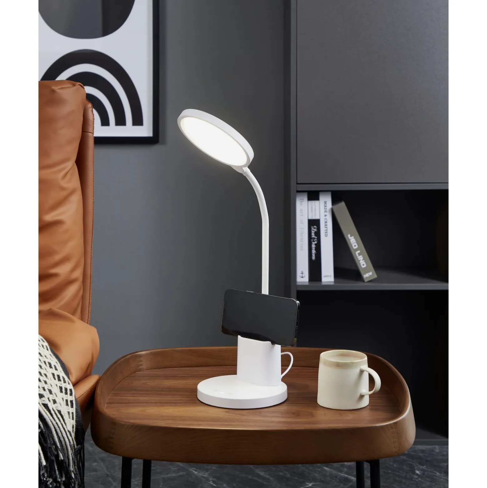 Eglo Bordslampa Brolini Plast Vit 2W 300lm - 827-865 Justerbar Vit | Dimbar