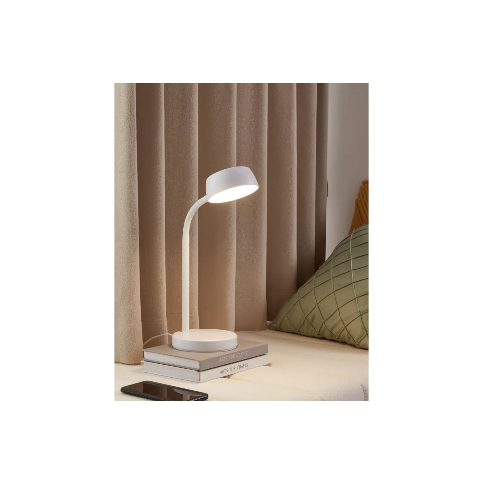 Eglo Bordslampa Cabales Vit 4.6W 490lm - 830 Varm Vit | IP20