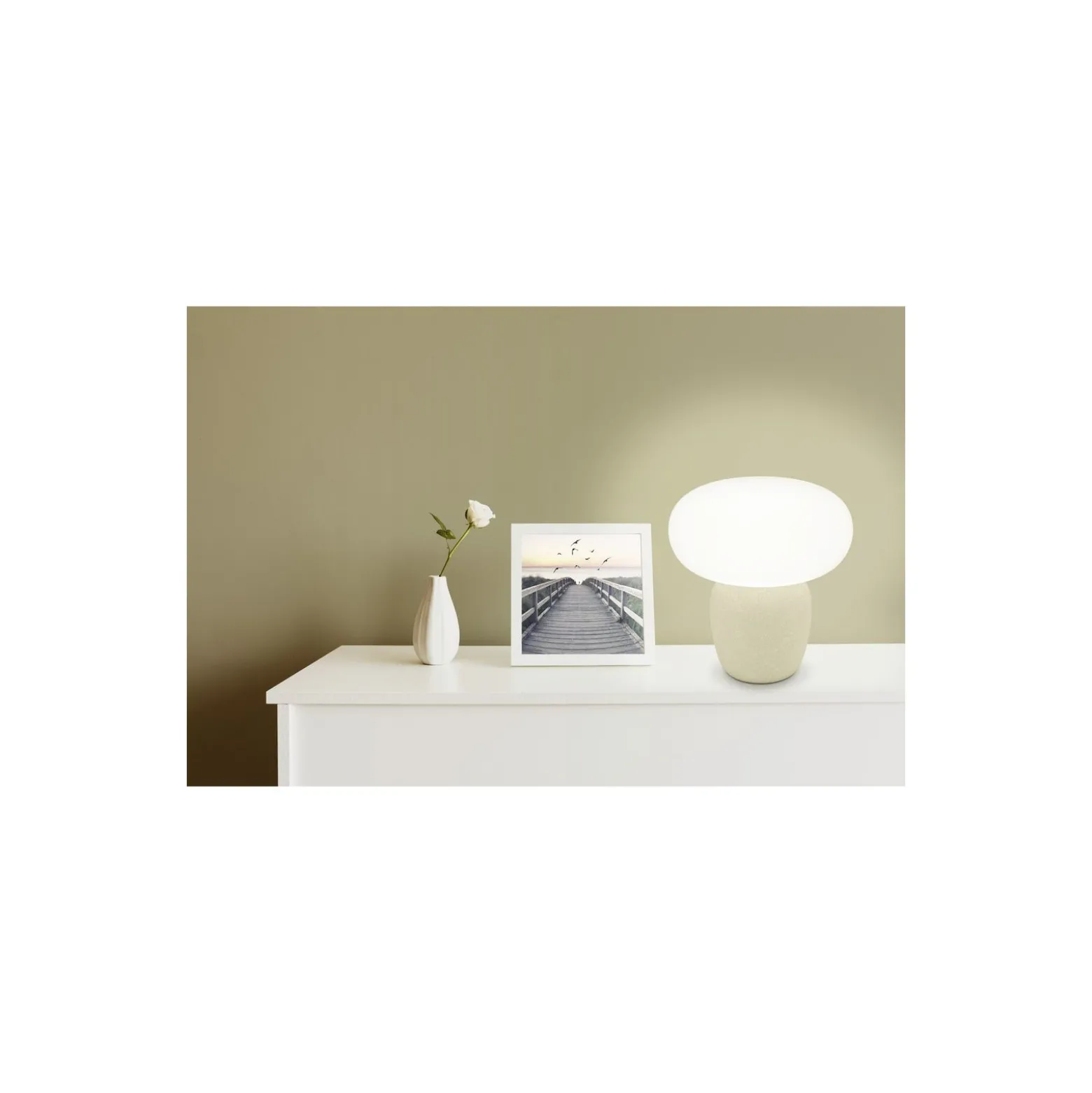 Eglo Bordslampa Cahuama Ceramic Brun | IP20 - Passande för 1x E27