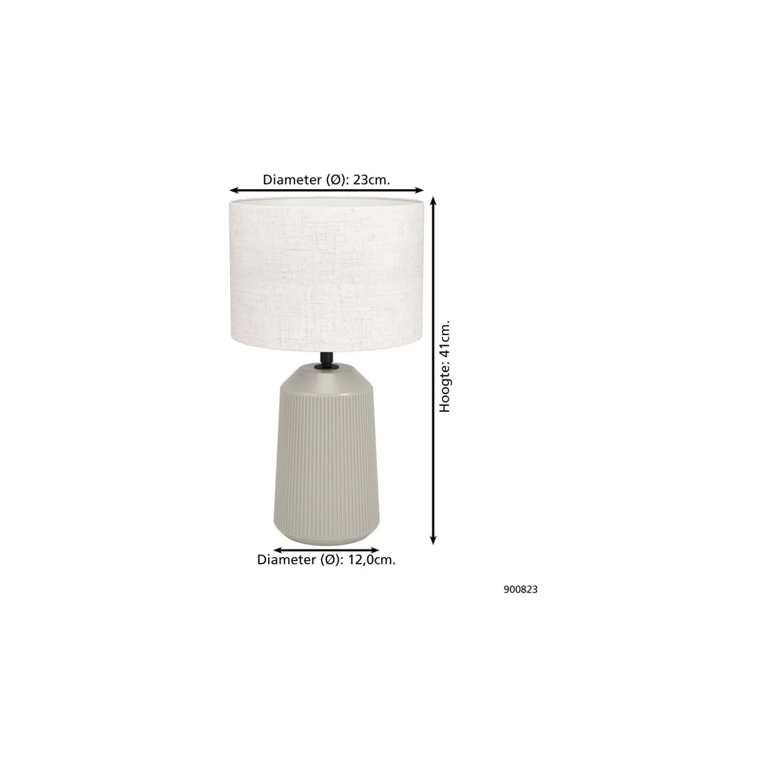 Eglo Bordslampa Capalbio Ceramic Sanded | IP20 - Passande för 1x E27