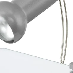 Eglo Bordslampa Fabio Stål Silver | Passande För 1x E14