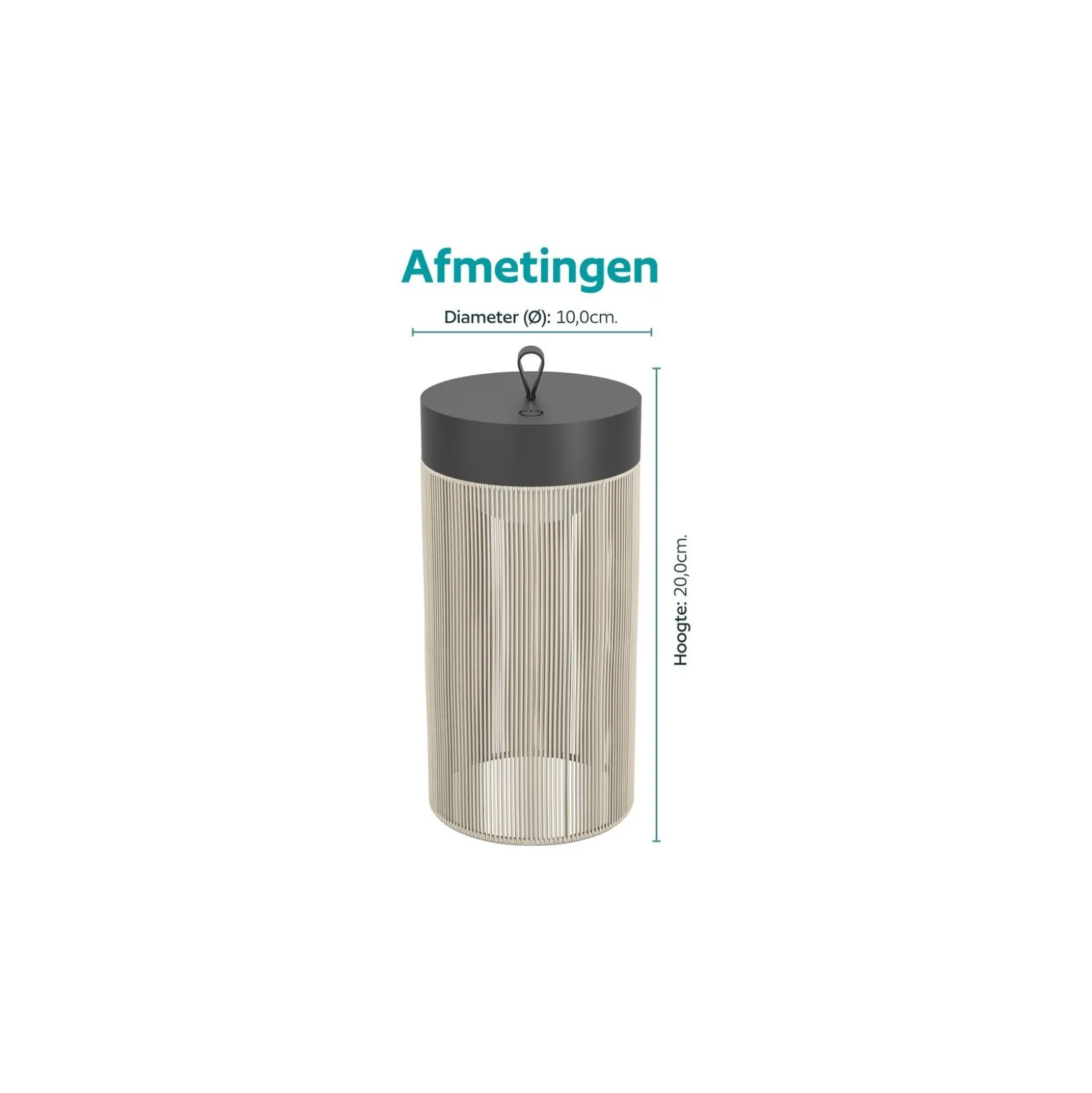 Eglo Bordslampa Garvardo Aluminium Svart 2W 270lm - 824-830-840 CCT | IP20 - Touch Dimbar - USB-C