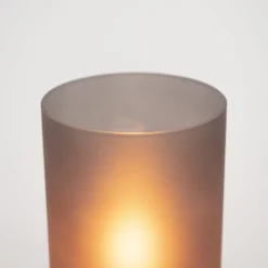 Eglo Bordslampa Geo Glas Grå | Passande För 1x E14