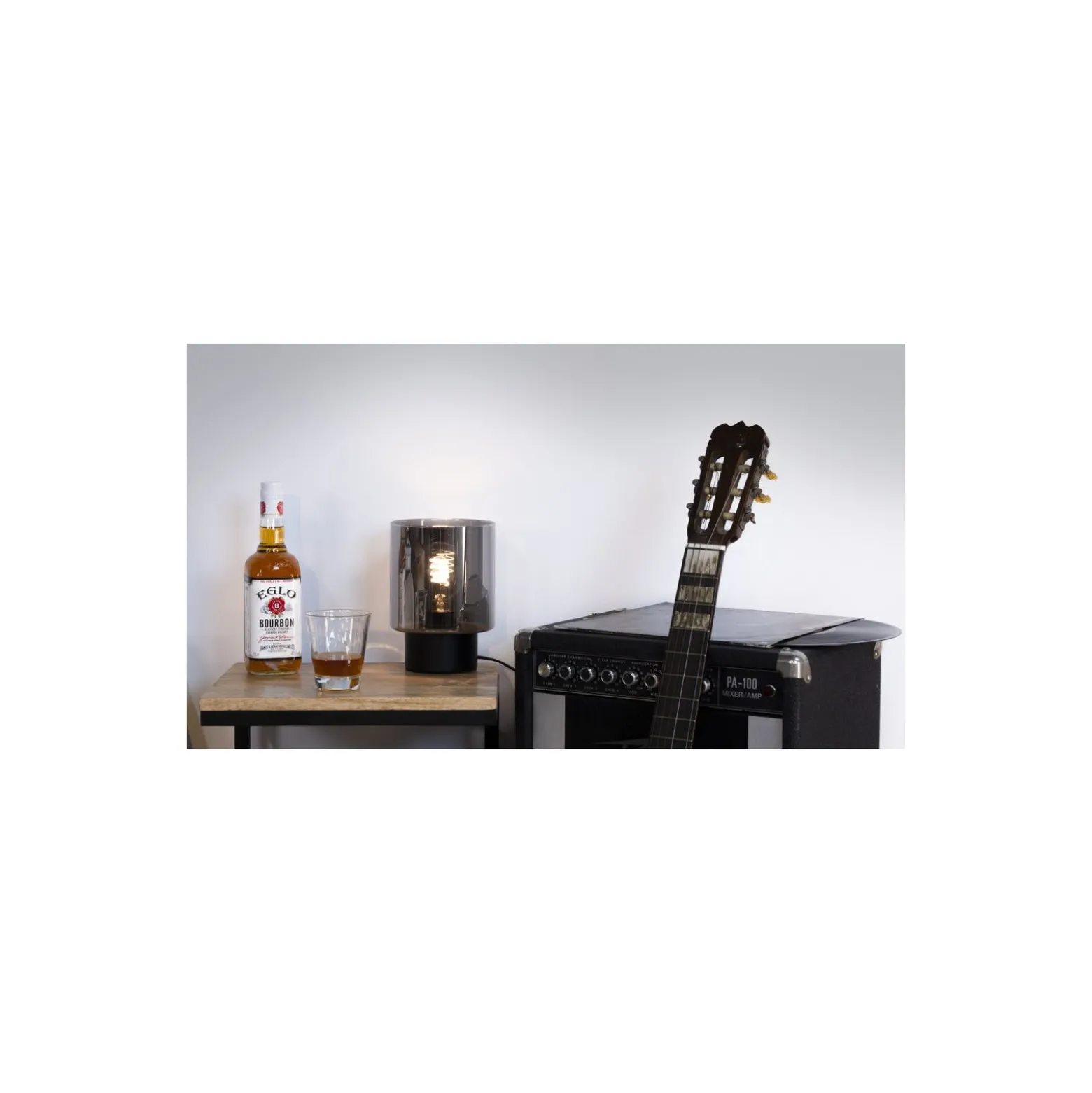 Eglo Bordslampa Gorosiba Stål Svart | IP20 - Passande för 1x E27