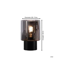 Eglo Bordslampa Gorosiba Stål Svart | IP20 - Passande för 1x E27