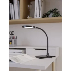 Eglo Bordslampa Lauro Plast Svart 5W 600lm - 827-865 Justerbar Vit | Dimbar