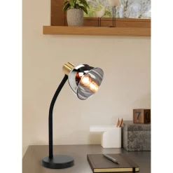 Eglo Bordslampa Macere Stål Svart | Passande För 1x E14