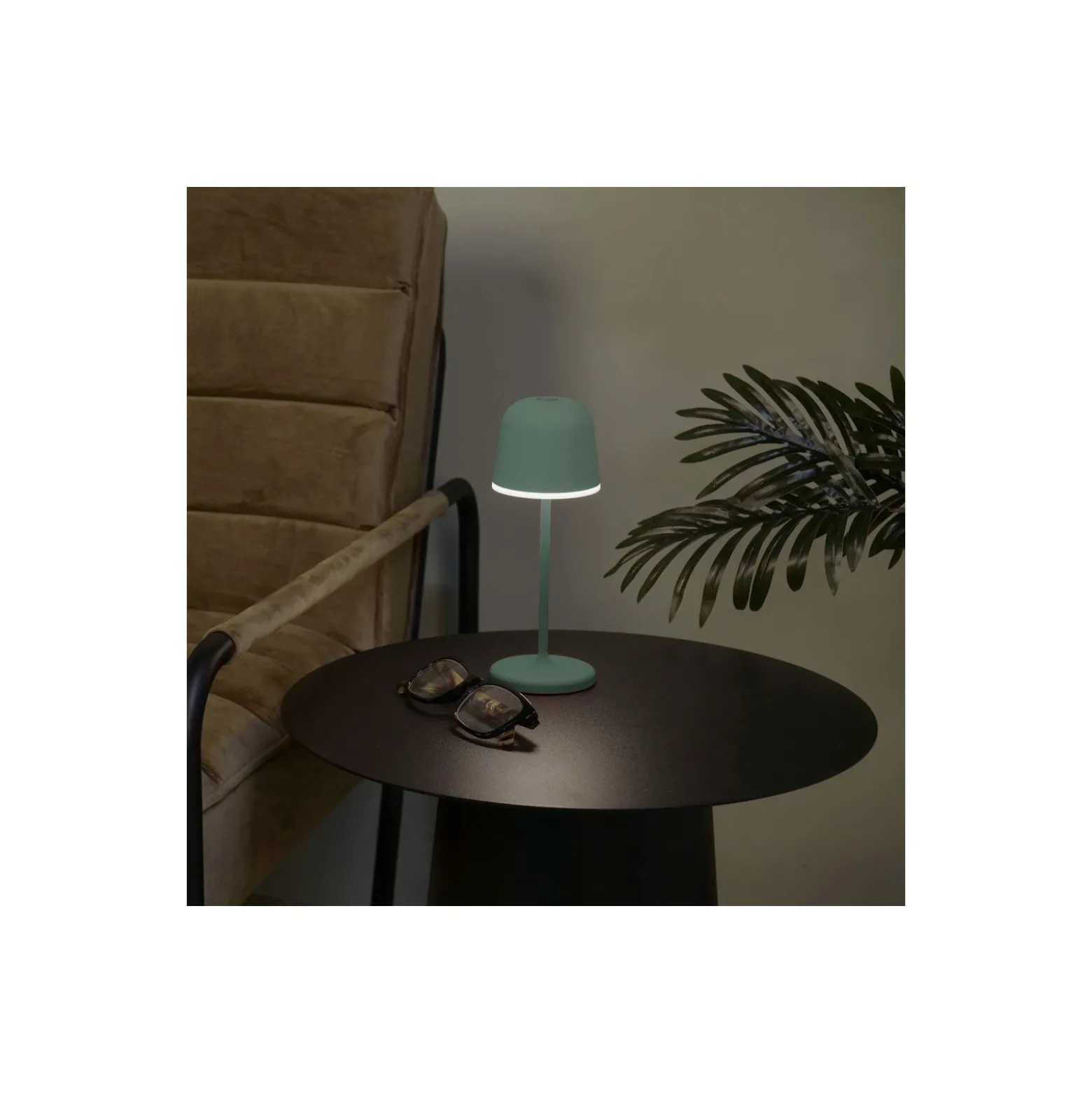 Eglo Bordslampa Mannera-S Aluminium Grön 1W 170lm - 825-830-840 CCT | IP54 - Touch Dimbar