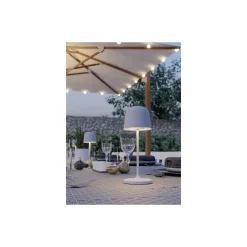 Eglo Bordslampa Mannera-S Aluminium Grå 1W 170lm - 825-830-840 CCT | IP54 - Touch Dimbar - USB-C