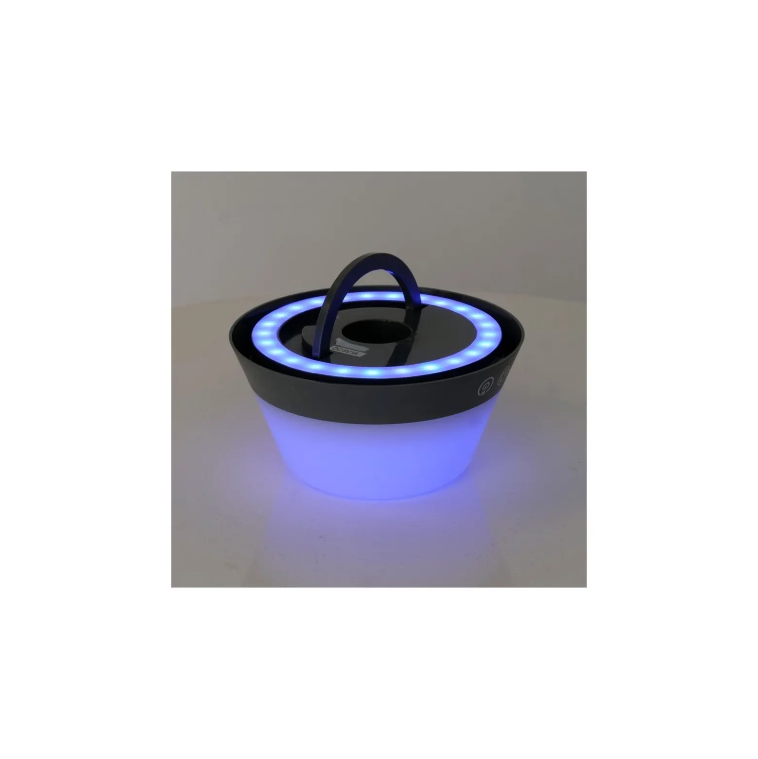 Eglo Bordslampa Meggiano Grå 1W 170lm - 830 Varm Vit | IP54 - Touch Dimbar