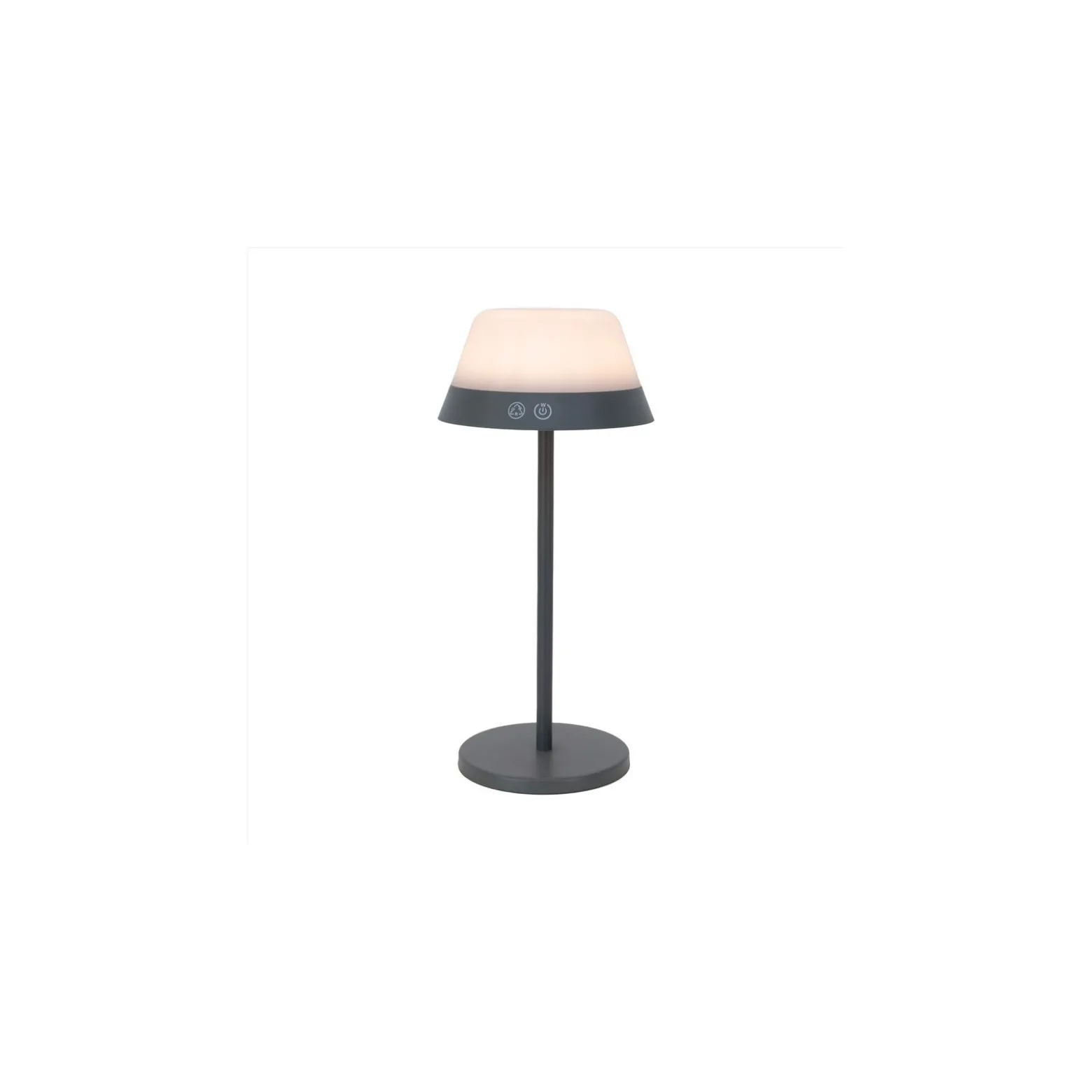 Eglo Bordslampa Meggiano Grå 1W 170lm - 830 Varm Vit | IP54 - Touch Dimbar