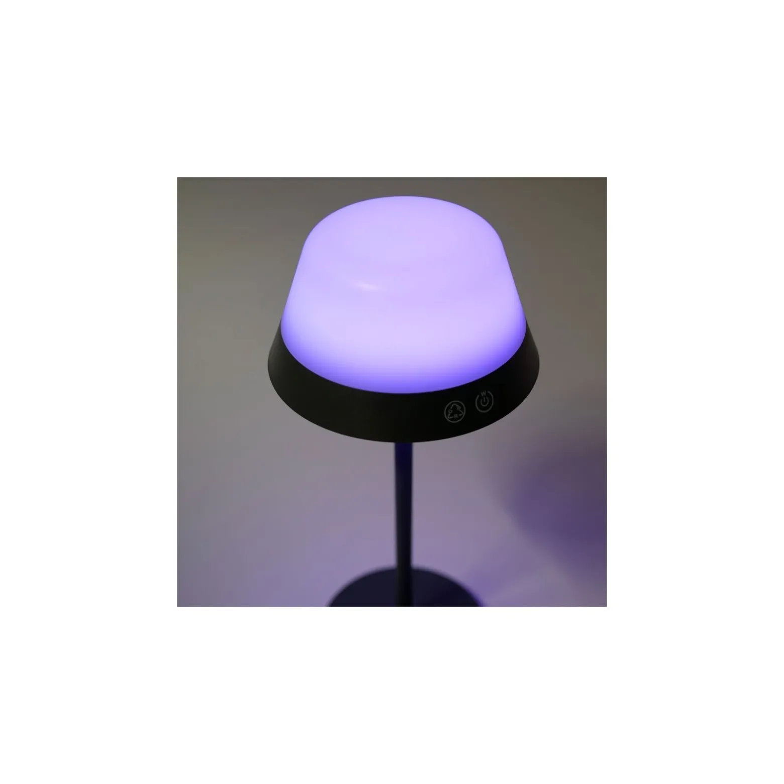 Eglo Bordslampa Meggiano Grå 1W 170lm - 830 Varm Vit | IP54 - Touch Dimbar