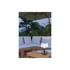 Eglo Bordslampa Montapalma Solar Stål Svart 2W 190lm - 830 Varm Vit | IP54 - Dimbar - USB-C