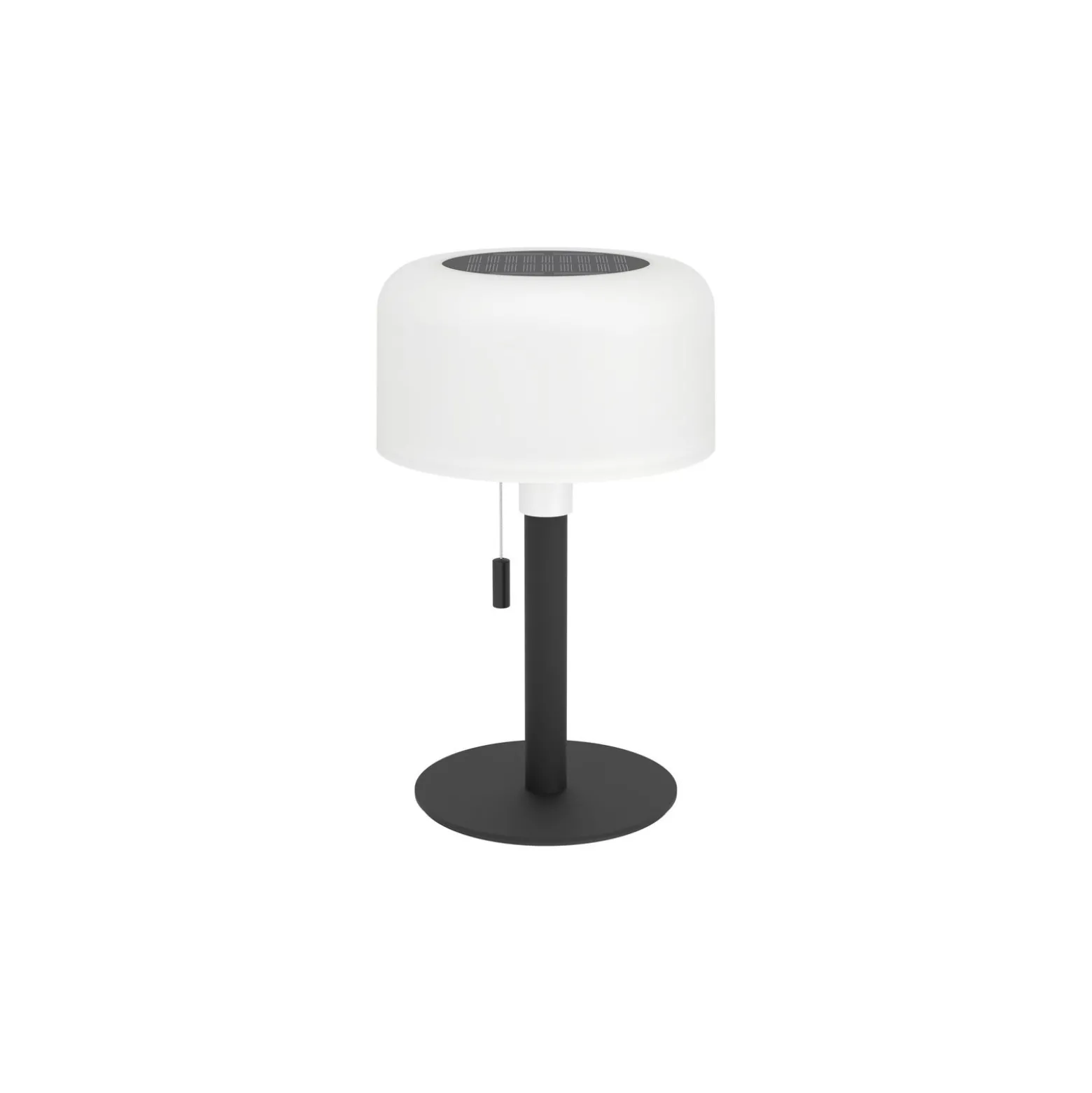 Eglo Bordslampa Montapalma Solar Stål Svart 2W 190lm - 830 Varm Vit | IP54 - Dimbar - USB-C