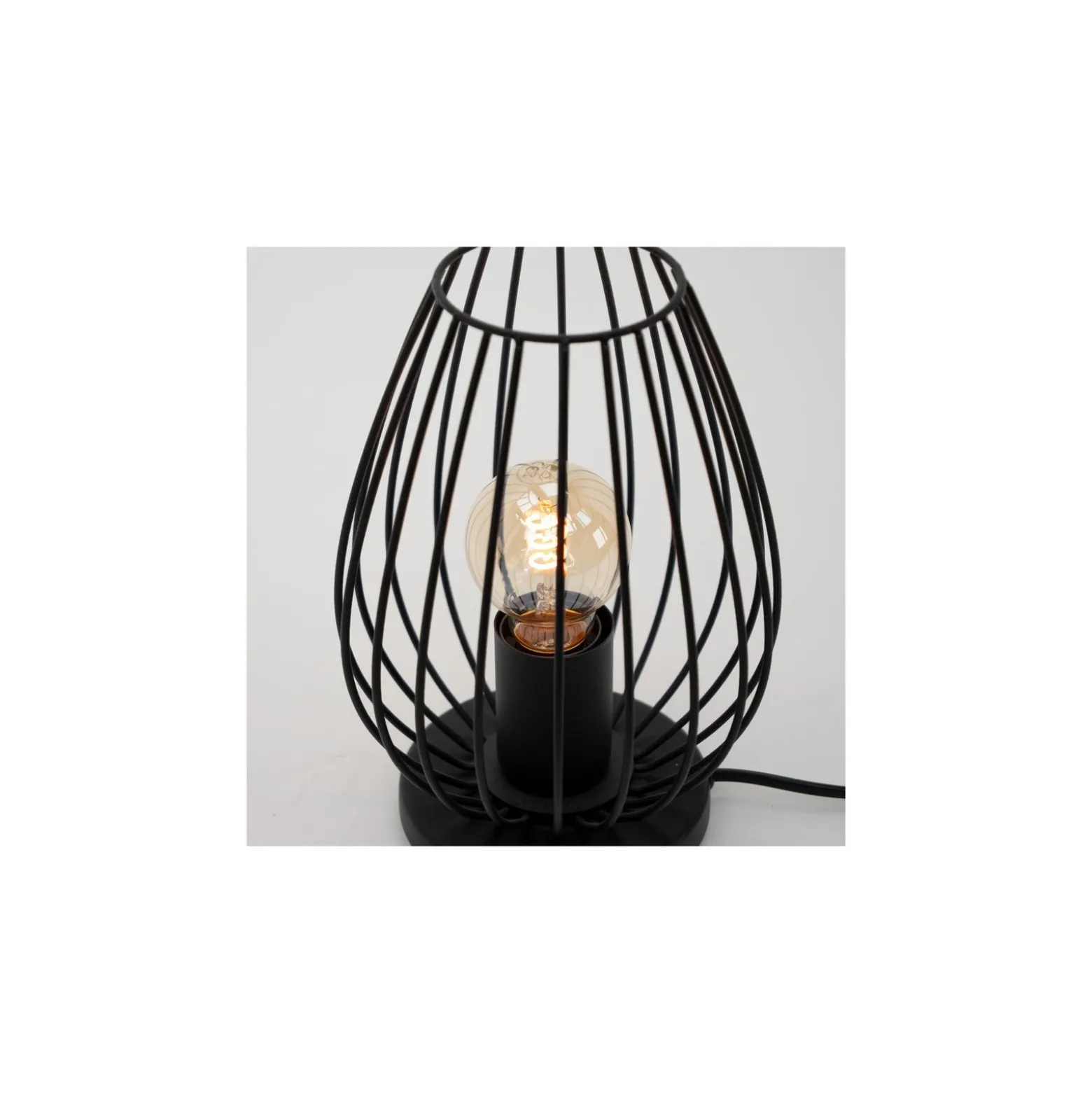 Eglo Bordslampa Newtown Stål Svart | IP20 - Passande för 1x E27