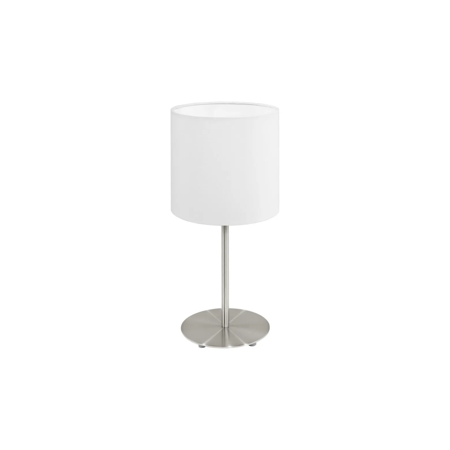 Eglo Bordslampa Pasteri Stål Satin Nickel | IP20 - Passande för 1x E27