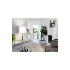 Eglo Bordslampa Pasteri Stål Satin Nickel | IP20 - Passande för 1x E14