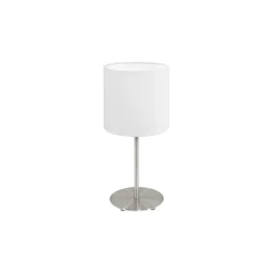 Eglo Bordslampa Pasteri Stål Satin Nickel | IP20 - Passande för 1x E14