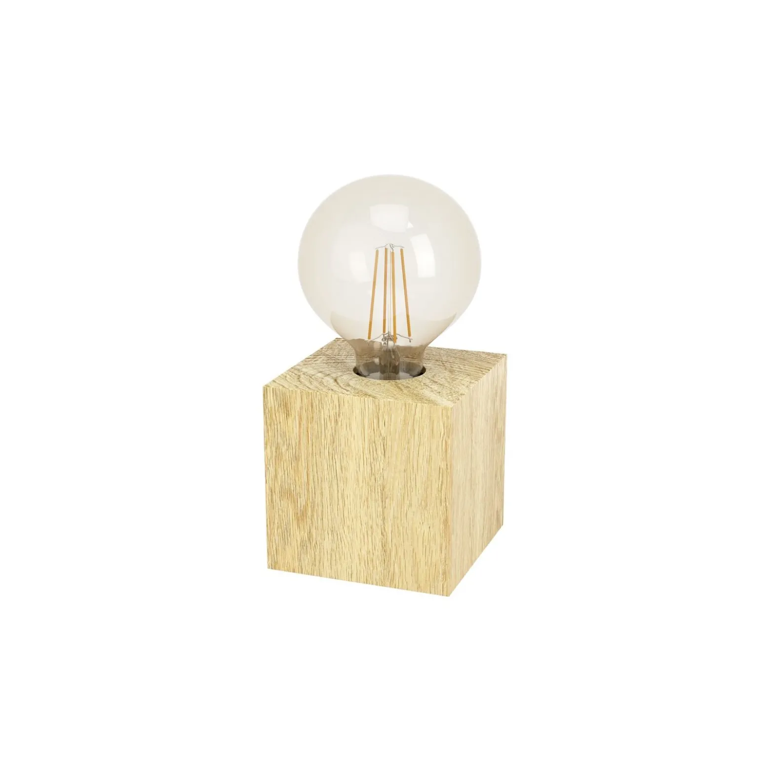 Eglo Bordslampa Prestwick 2 Trä Brun | IP20 - Passande för 1x E27