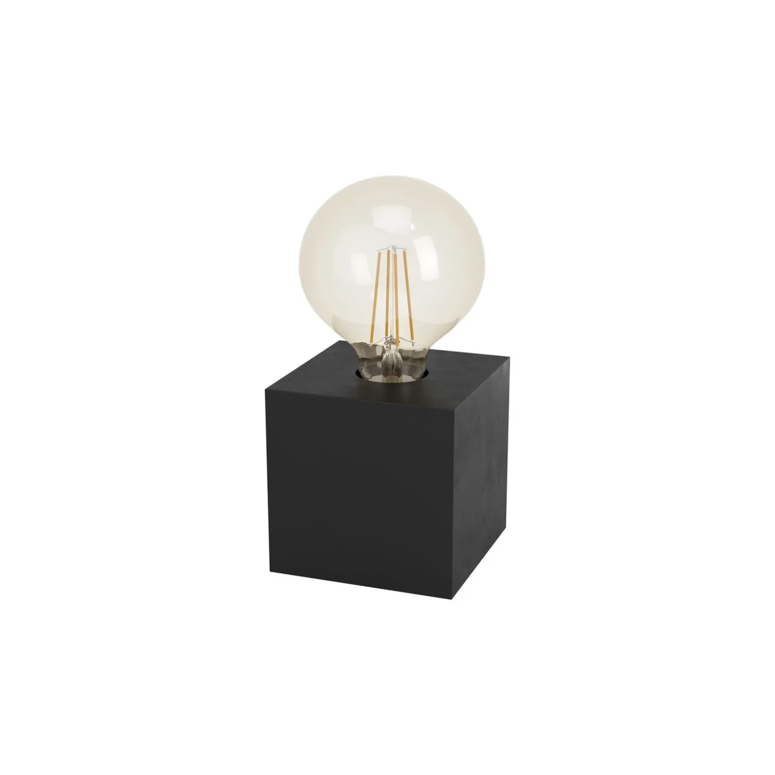 Eglo Bordslampa Prestwick 2 Trä Svart | IP20 - Passande för 1x E27