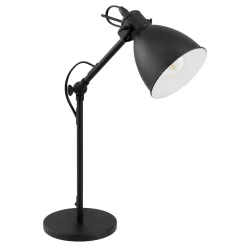Eglo Bordslampa Priddy Stål Svart | Passande För 1x E27
