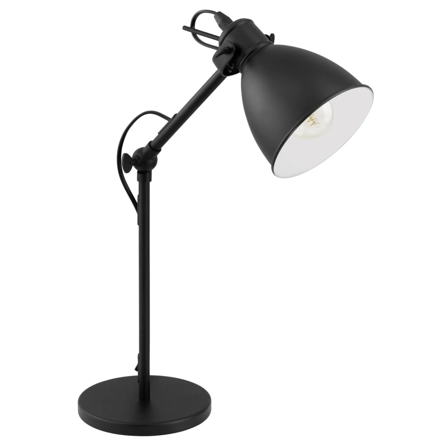 Eglo Bordslampa Priddy Stål Svart | Passande För 1x E27