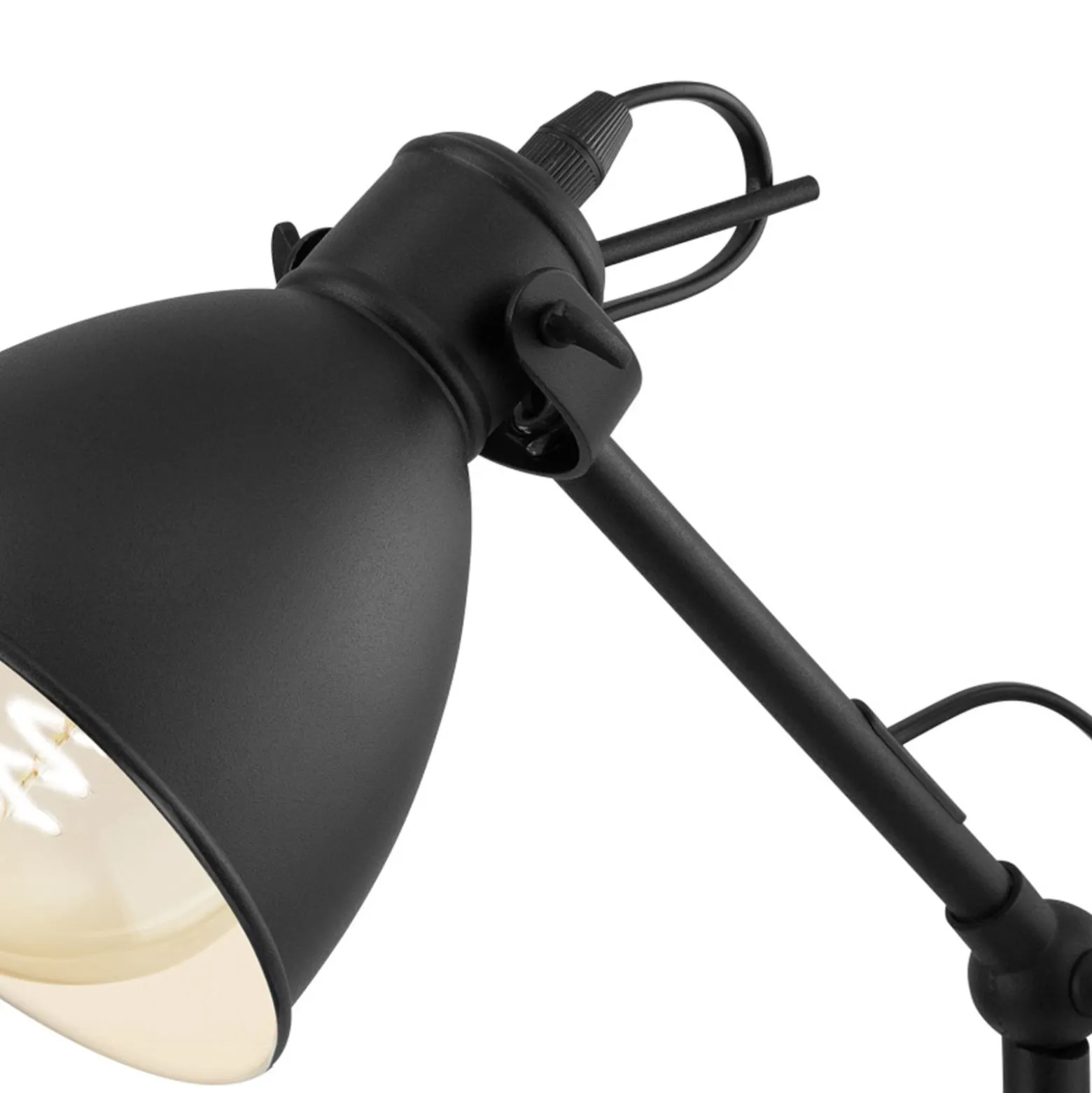 Eglo Bordslampa Priddy Stål Svart | Passande För 1x E27