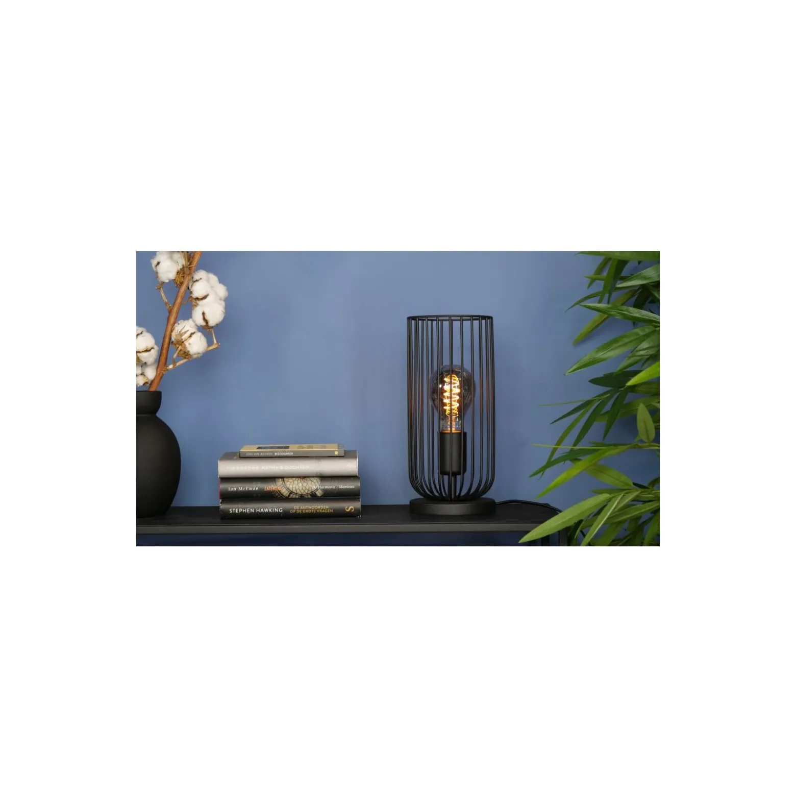Eglo Bordslampa Roccamena Stål Svart | Passande för 1x E27