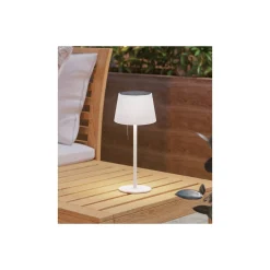 Eglo Bordslampa Scordiano Solar Stål Vit 2W 220lm - 830-840-865 CCT | IP44 - USB-C