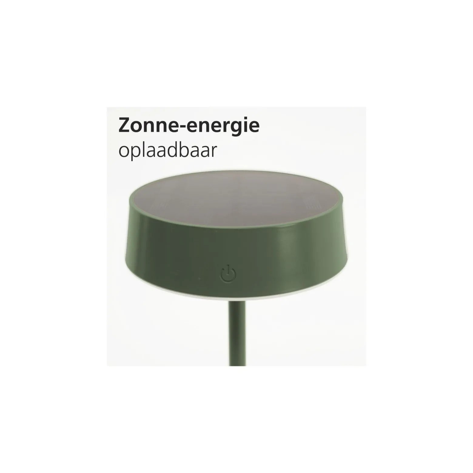Eglo Bordslampa Simeri Solar Stål Grön 3W 250lm - 830-860 Justerbar Vit | IP44 - Touchdimmerbar - USB-C