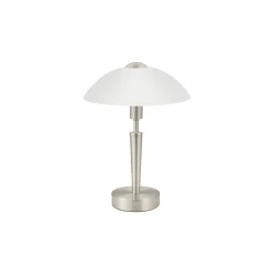 Eglo Bordslampa Solo 1 Stål Satin Nickel | IP20 - Passande för 1x E14