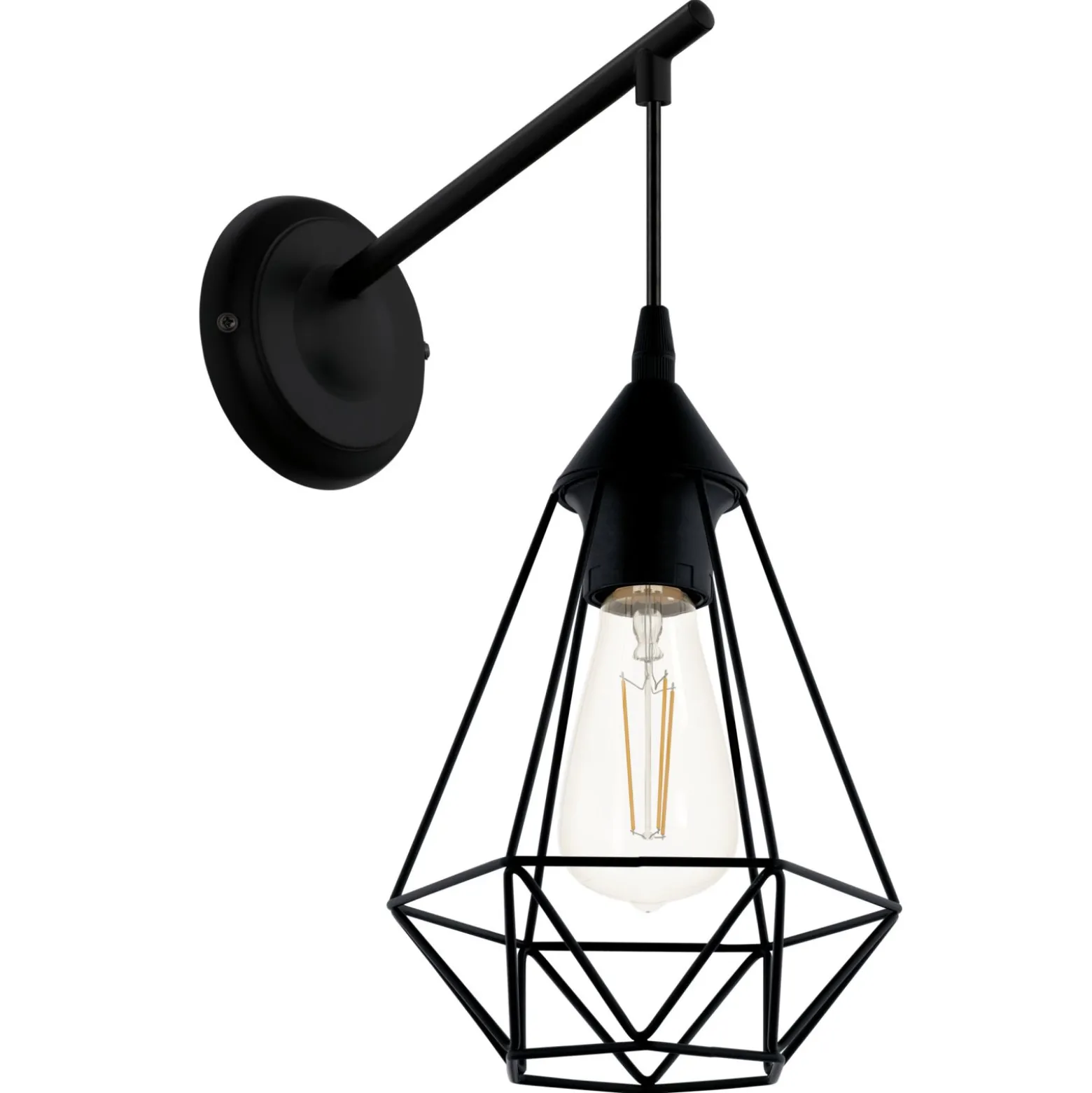 Eglo Bordslampa Tarbes Stål Svart | Passande För 1x E27