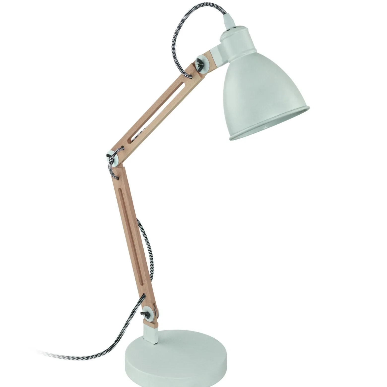 Eglo Bordslampa Torona 1 Stål Vit | Passande För 1x E14
