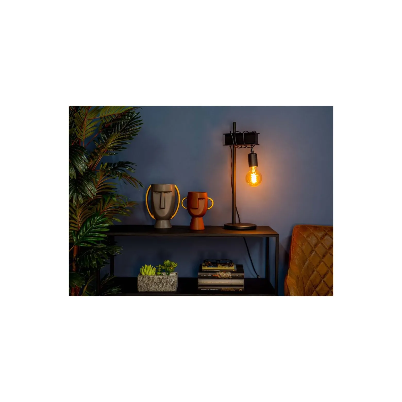 Eglo Bordslampa Townshend 6 Stål Svart | IP20 - Passande för 1x E27