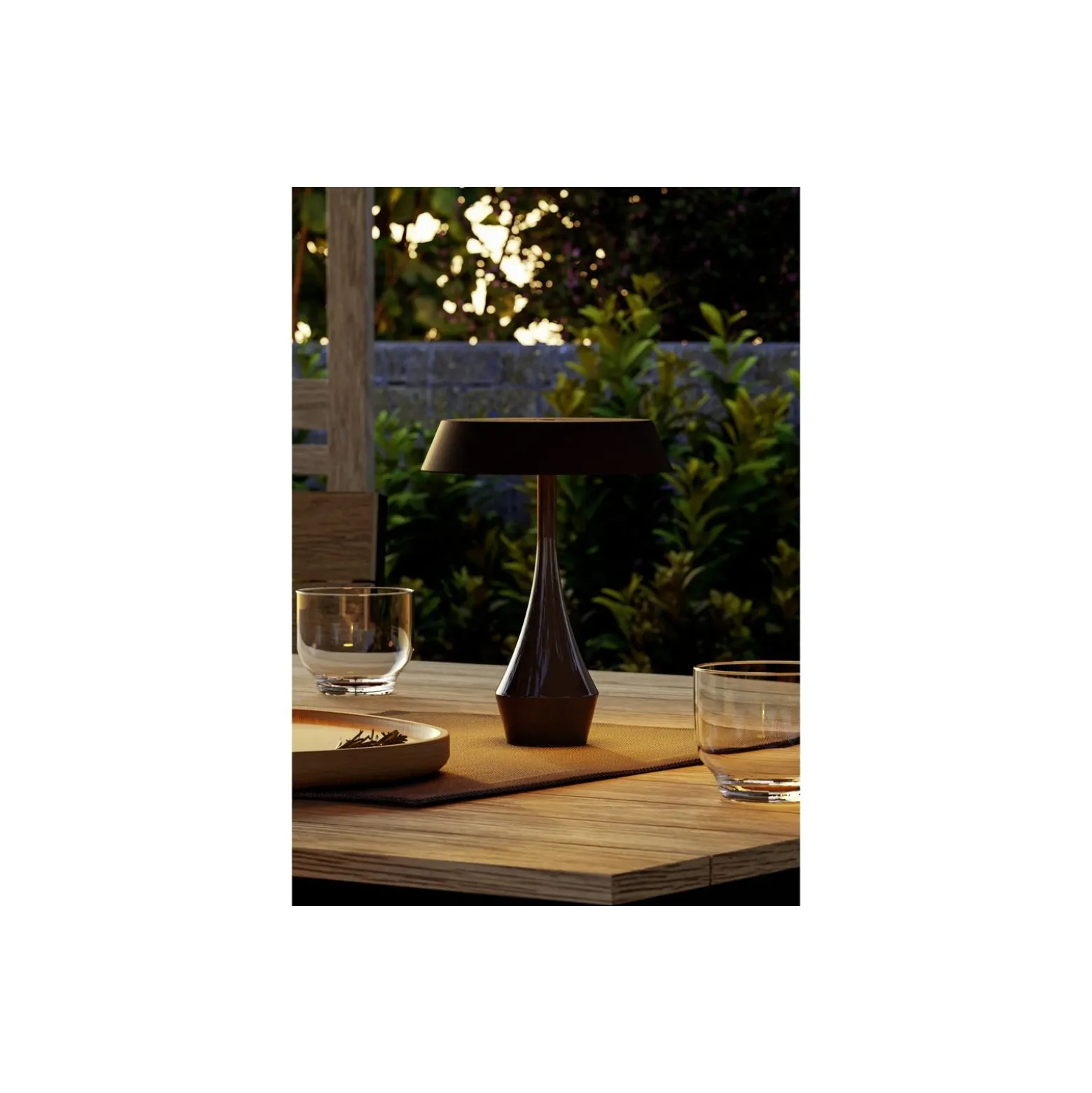 Eglo Bordslampa Turcio Stål Svart 5W 310lm - 825-830-840 CCT | IP44 - Touch Dimbar - USB-C