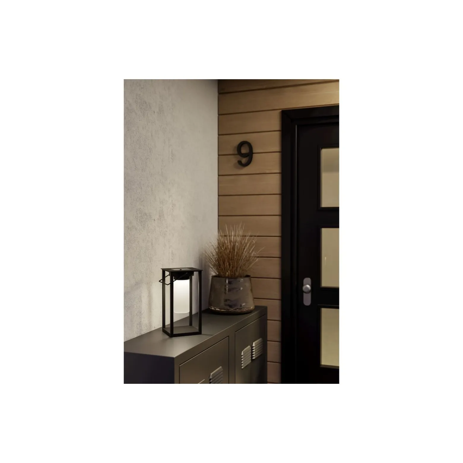 Eglo Bordslampa Usigni Solar Svart 3W 300lm - 840 Kallvit | IP54