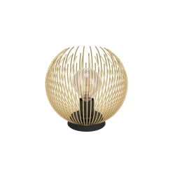 Eglo Bordslampa Venezuela Svart, Guld | Passande för 1x E27