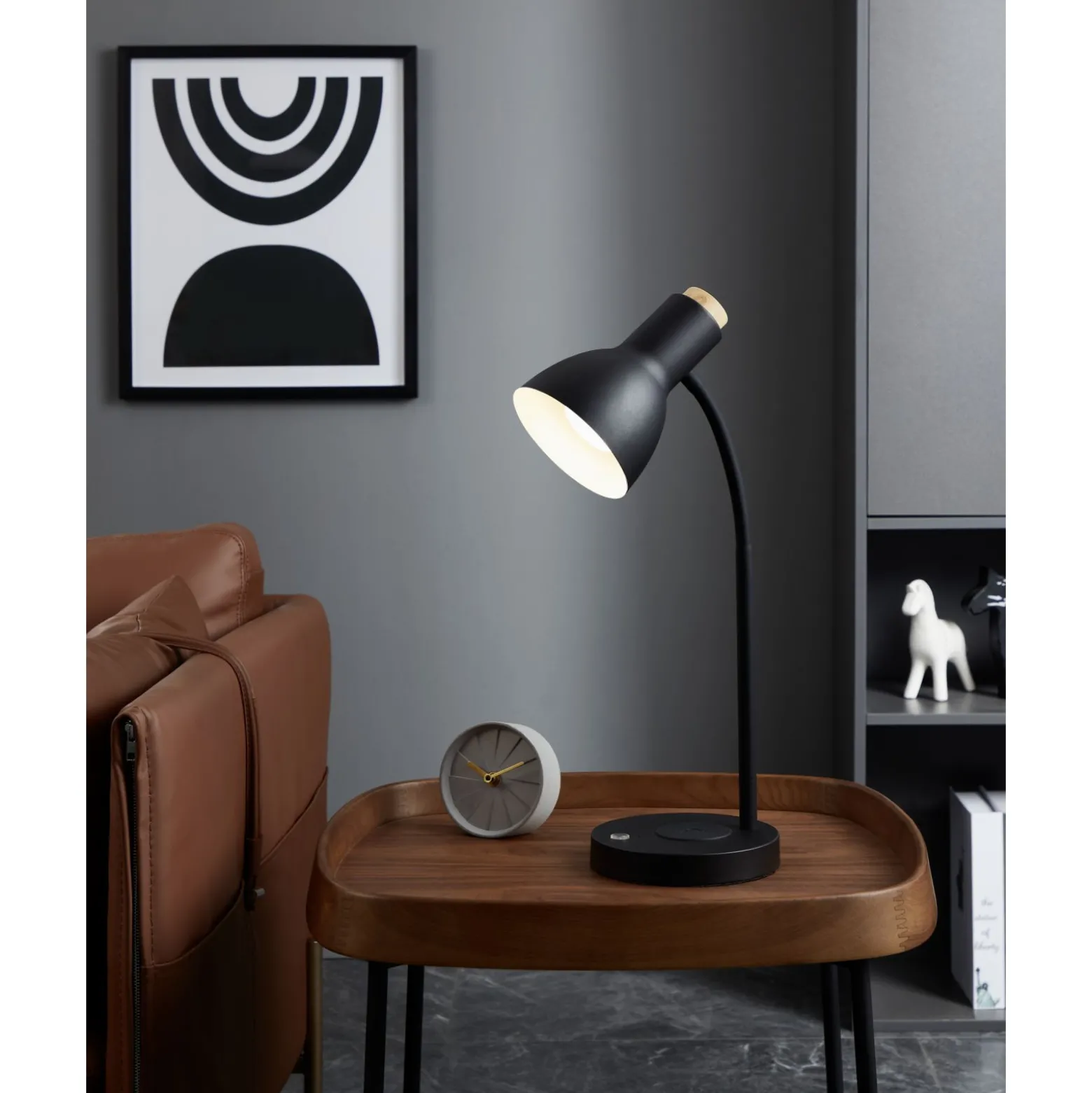 Eglo Bordslampa Veradal-qi Stål Svart 5W 720lm - 830 Varm Vit | Dimbar