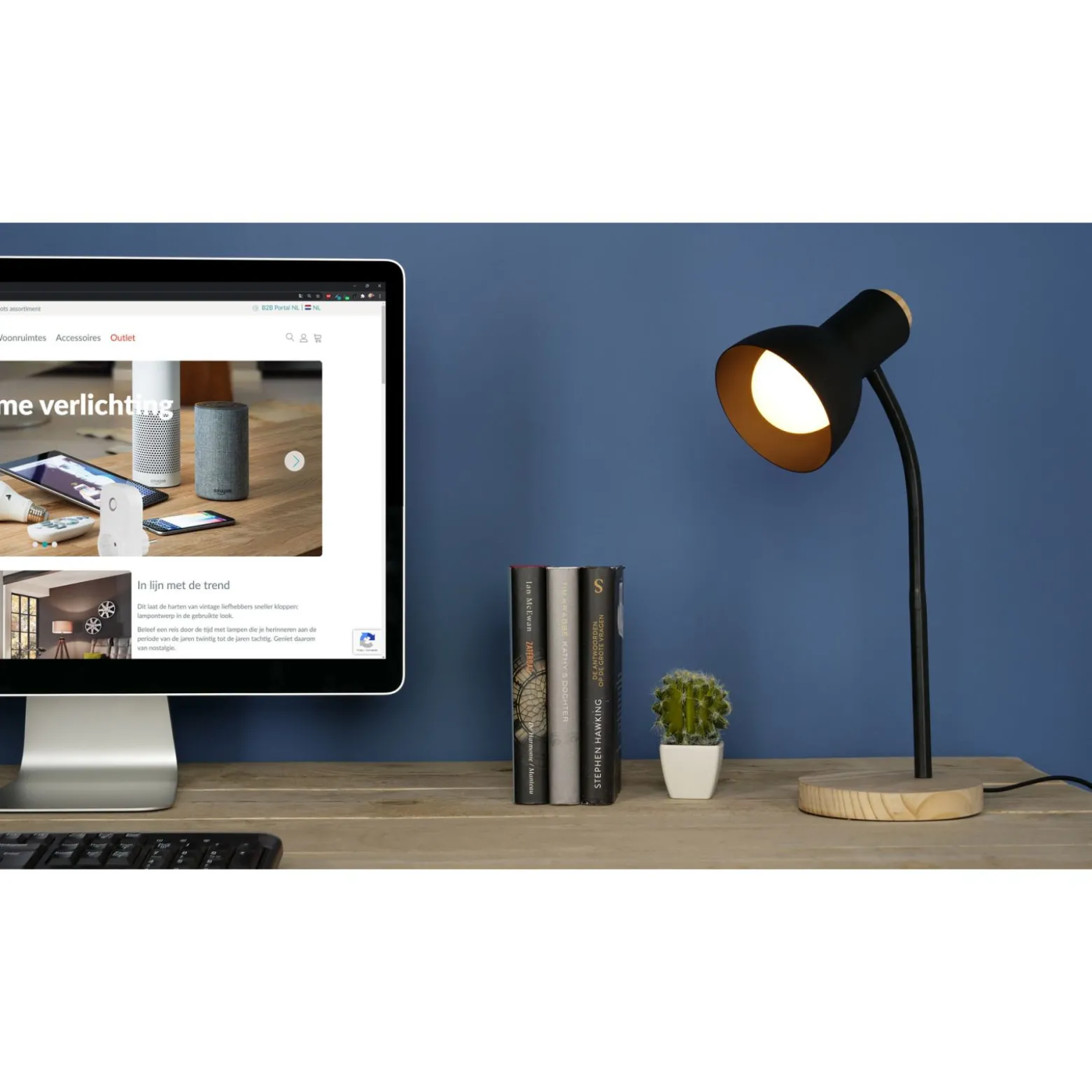 Eglo Bordslampa Veradal Trä Svart | Passande För 1x E27