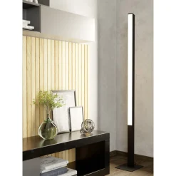 Eglo Connect.Z Smart Golvlampa Simolaris-Z Aluminium Svart 34W 3960lm - 827-865 Justerbar Vit | Dimbar