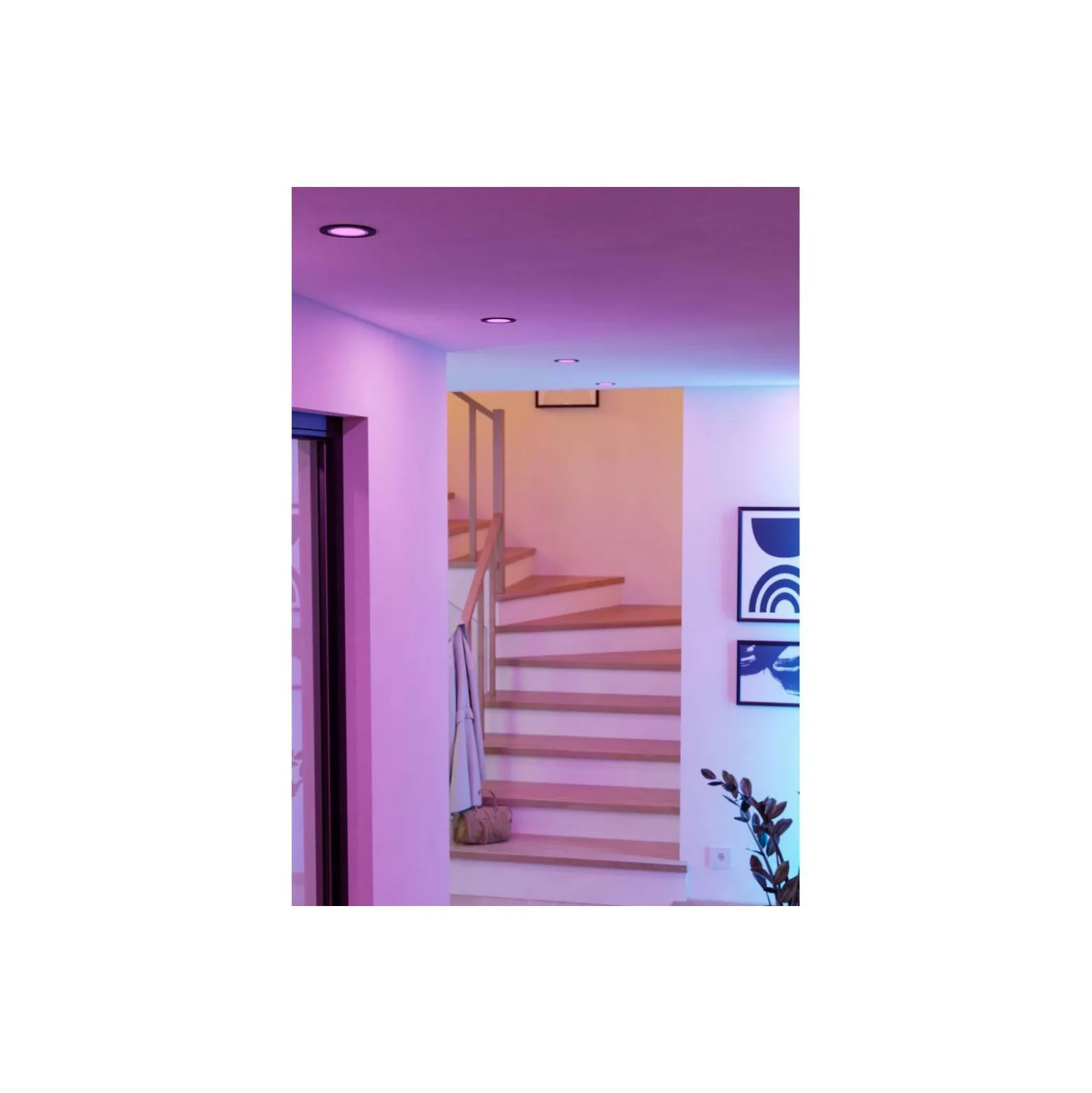 Eglo Connect.Z Smart Infälld Spot Carosso-Z Aluminium Svart 4.7W 345lm - 827-865 Justerbar Vit + RGB | Dimbar