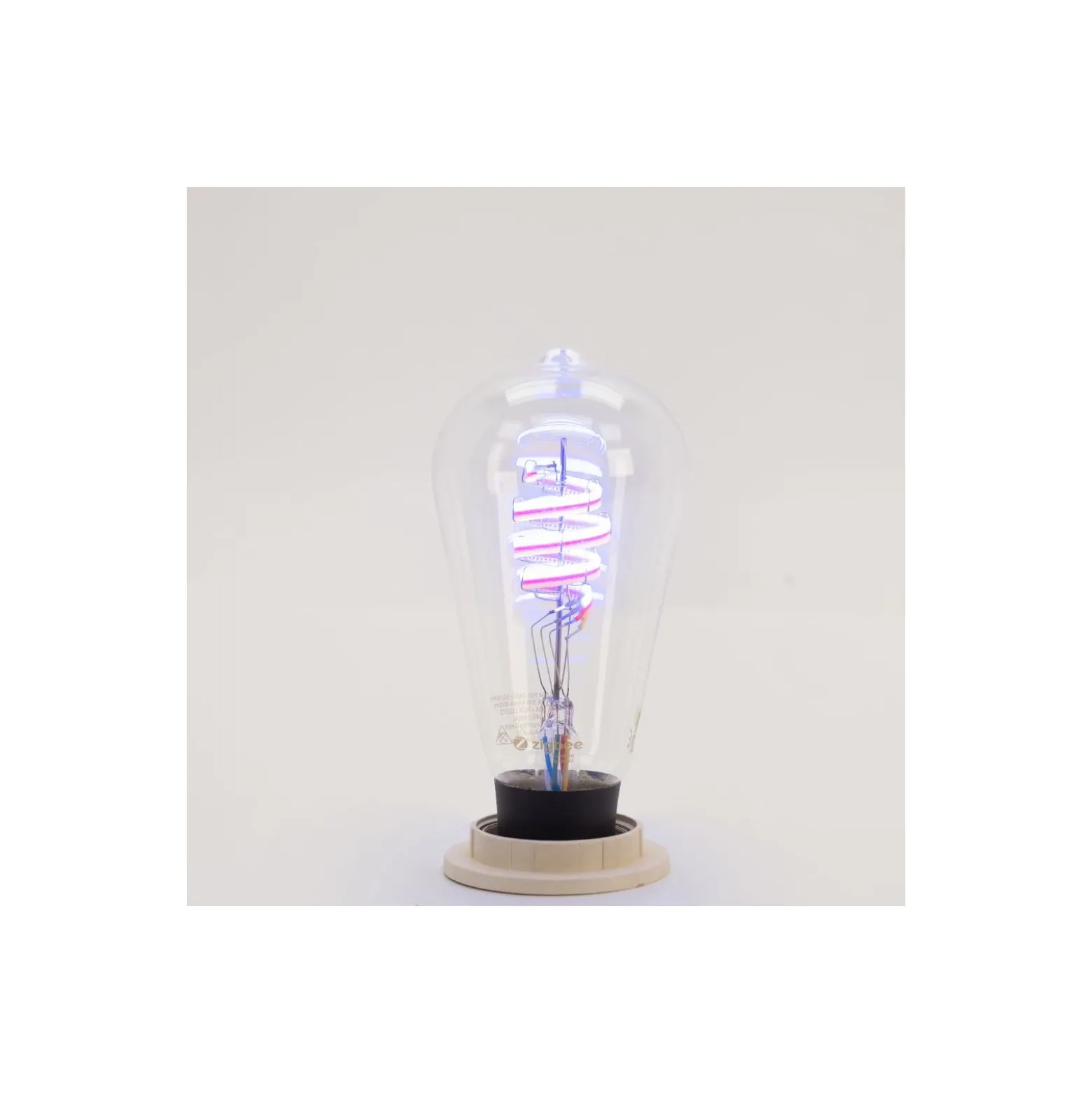 Eglo Connect.Z Smart LED Edison E27 Filament Klar 4.9W 400lm - 830 Varm Vit + RGB | Dimbar - Ersättare 40W