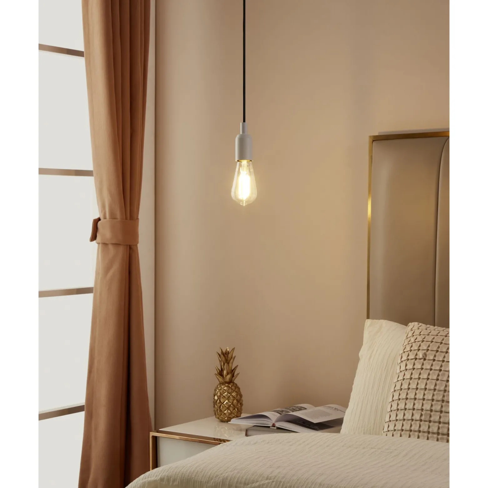 Eglo Connect.Z Smart LED E27 Edison Filament Klar 6W 806lm - 827 Extra Varm Vit | Dimbar - Ersättare 60W