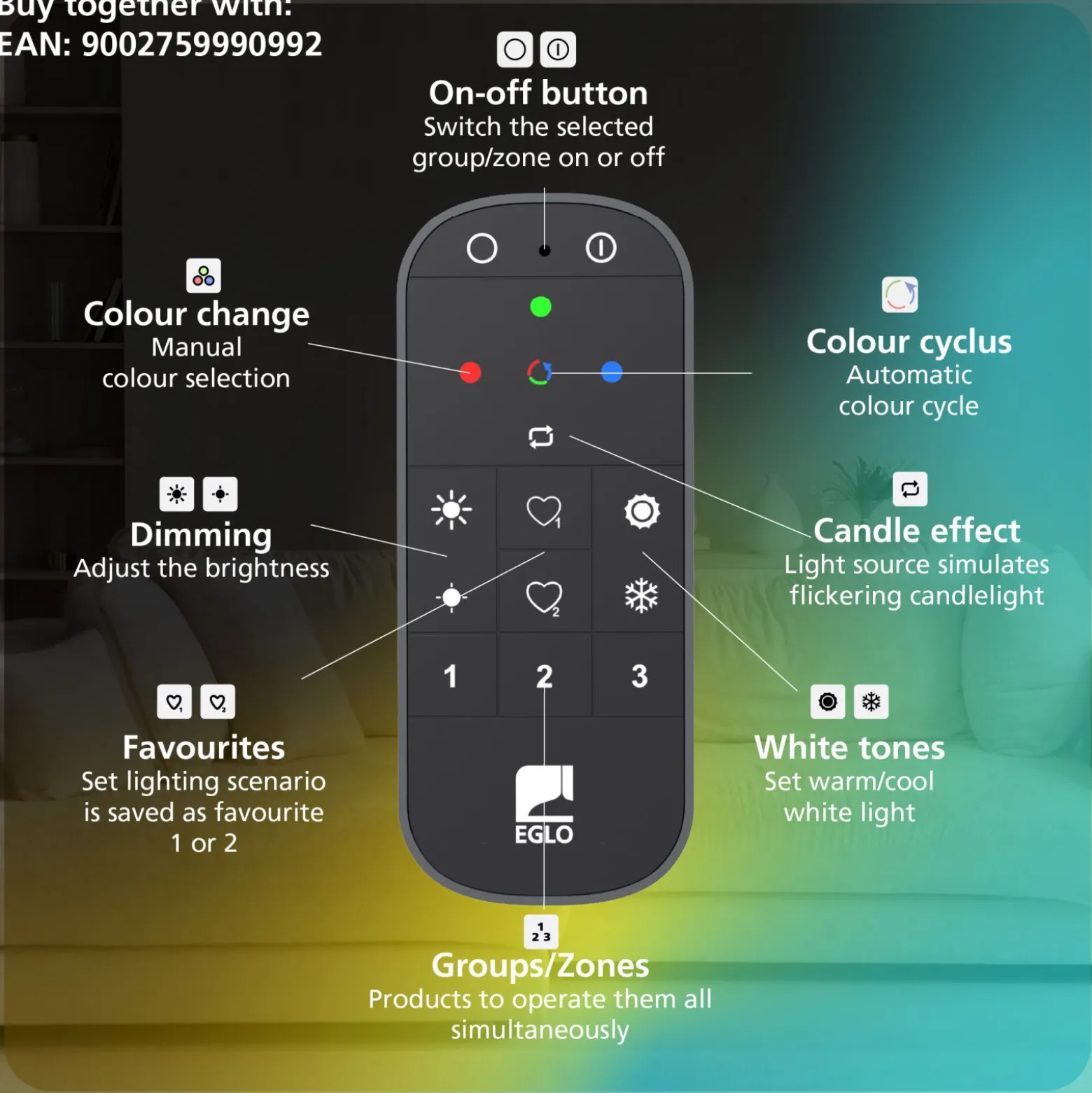 Eglo Connect.Z Smart LED E27 Edison Filament Klar 6W 806lm - 827 Extra Varm Vit | Dimbar - Ersättare 60W