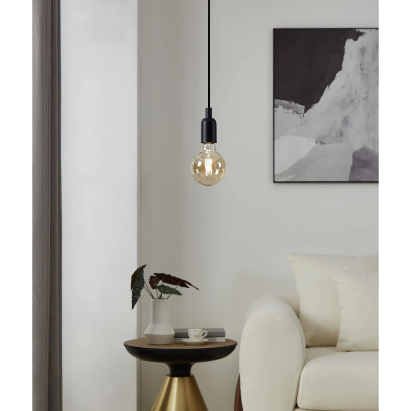 Eglo Connect.Z Smart LED E27 Globe Filament Klar 4W 500lm - 822 Extra Varm Vit | Dimbar - Ersättare 40W