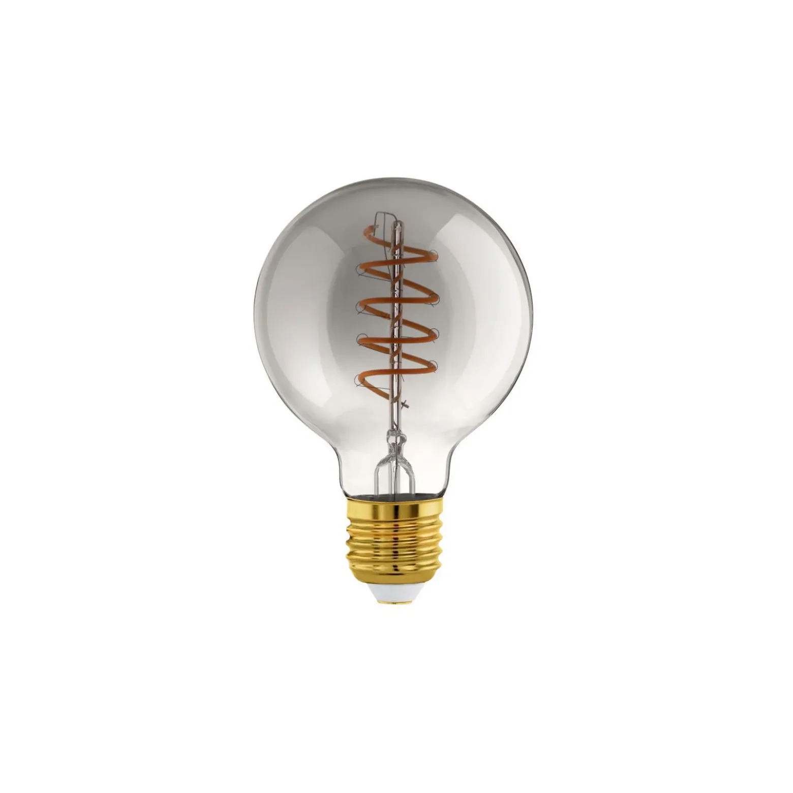 Eglo Connect.Z Smart LED Globe E27 Filament Smokey 4W 150lm - 820 Extra Varm Vit | Dimbar - Ersättare 15W