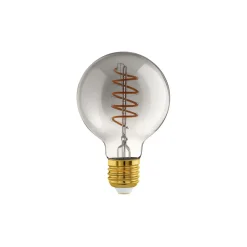 Eglo Connect.Z Smart LED Globe E27 Filament Smokey 4W 150lm - 820 Extra Varm Vit | Dimbar - Ersättare 15W