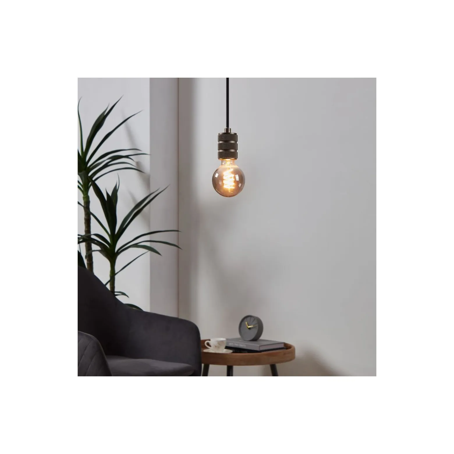 Eglo Connect.Z Smart LED Globe E27 Filament Smokey 4W 150lm - 820 Extra Varm Vit | Dimbar - Ersättare 15W