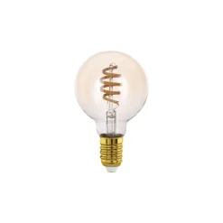 Eglo Connect.Z Smart LED Globe E27 Filament Ambar 4.9W 360lm - 827-865 Justerbar Vit | Dimbar - Ersättare 25W
