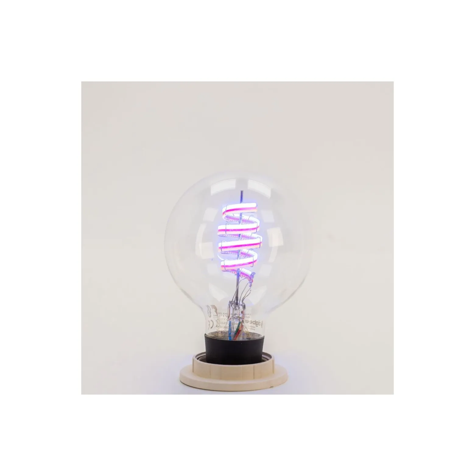 Eglo Connect.Z Smart LED Globe E27 Filament Klar 4.9W 400lm - 830 Varm Vit + RGB | Dimbar - Ersättare 40W